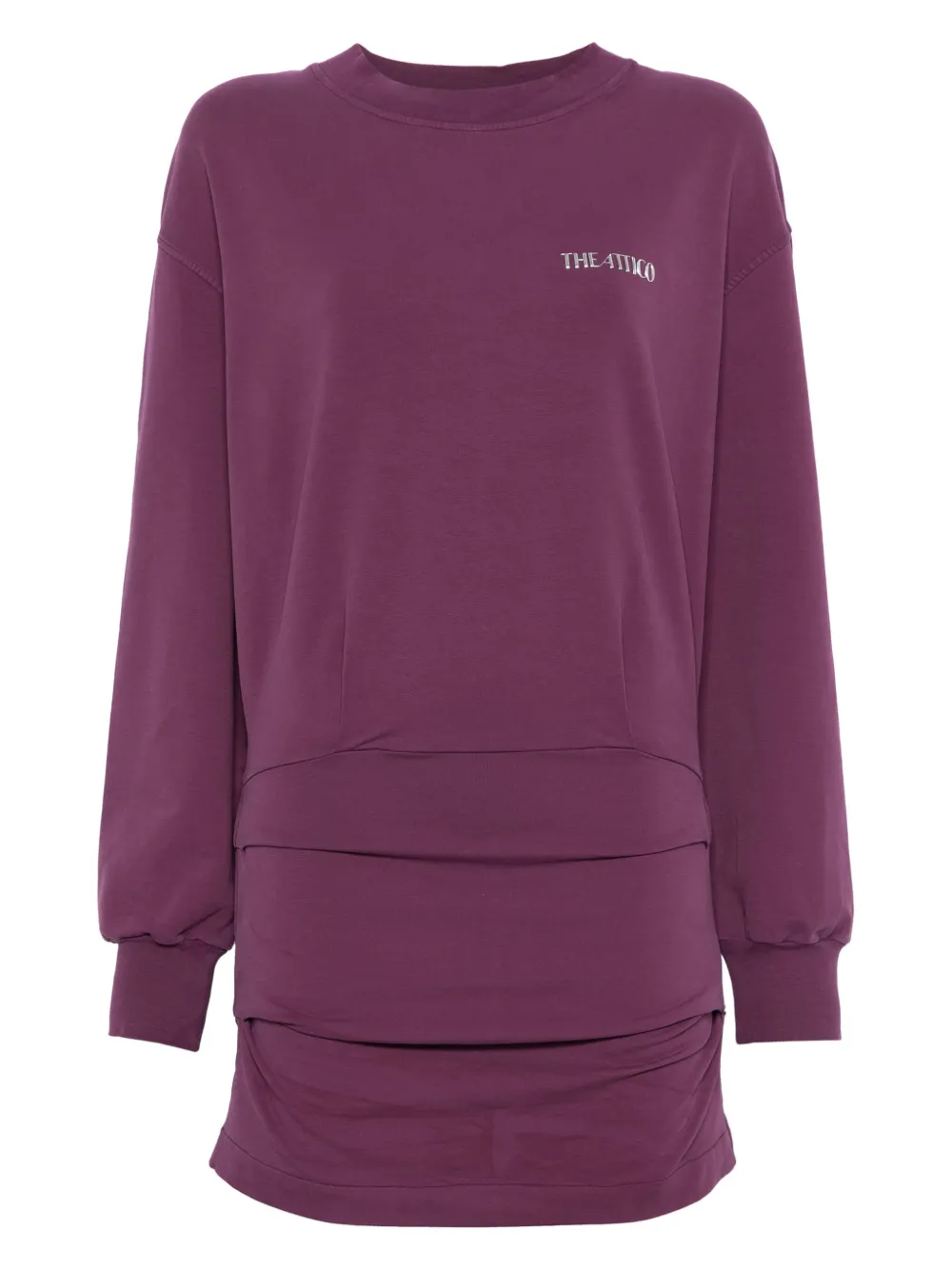 The Attico Jersey mini-jurk Rood