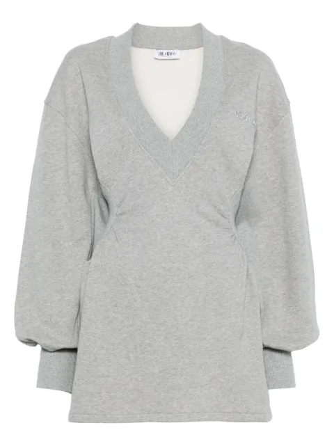 The Attico V-neck long-sleeves mini dress