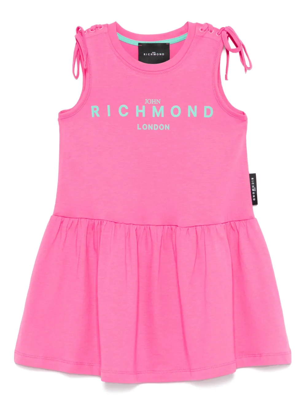 John Richmond Junior Logo-print Dress In Pink
