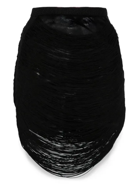 The Attico multi-strings mini skirt