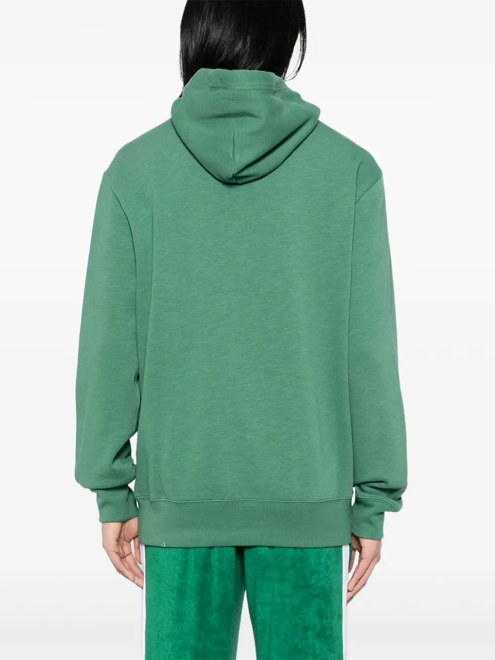 Polo Ralph Lauren Slub fleece hoodie met grafische print Groen
