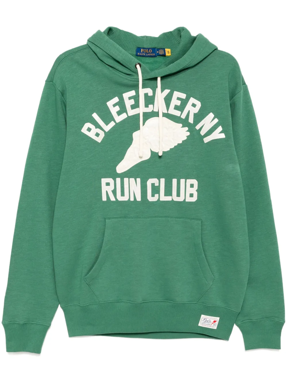 Polo Ralph Lauren Slub fleece hoodie met grafische print Groen