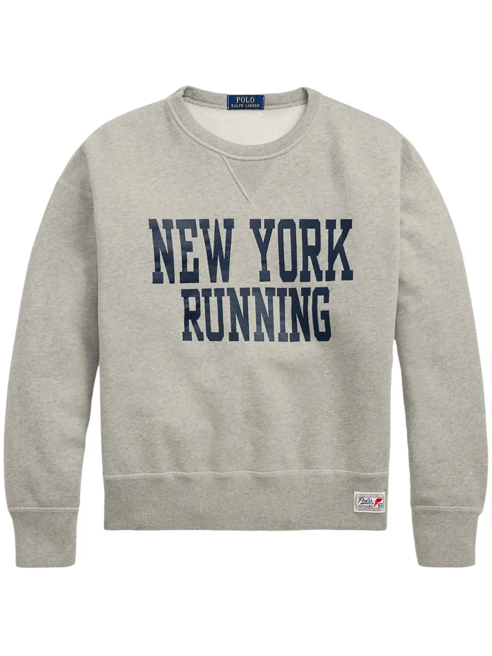 Polo Ralph Lauren Sweater met tekst Grijs