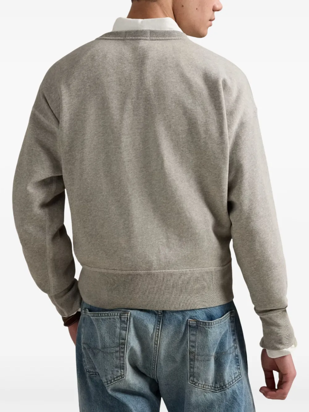 Polo Ralph Lauren Sweater met tekst Grijs