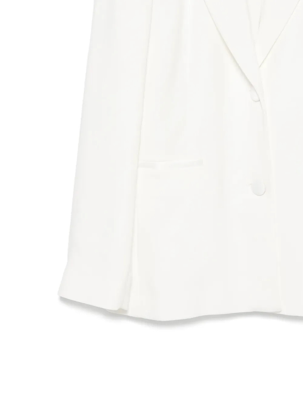 TWINSET Kids Blazer met satijnen afwerking Wit