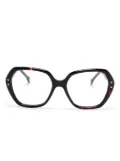 Carolina Herrera geometric-frame glasses - Black