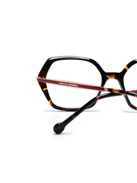 Carolina Herrera geometric-frame glasses HER0310 - 2