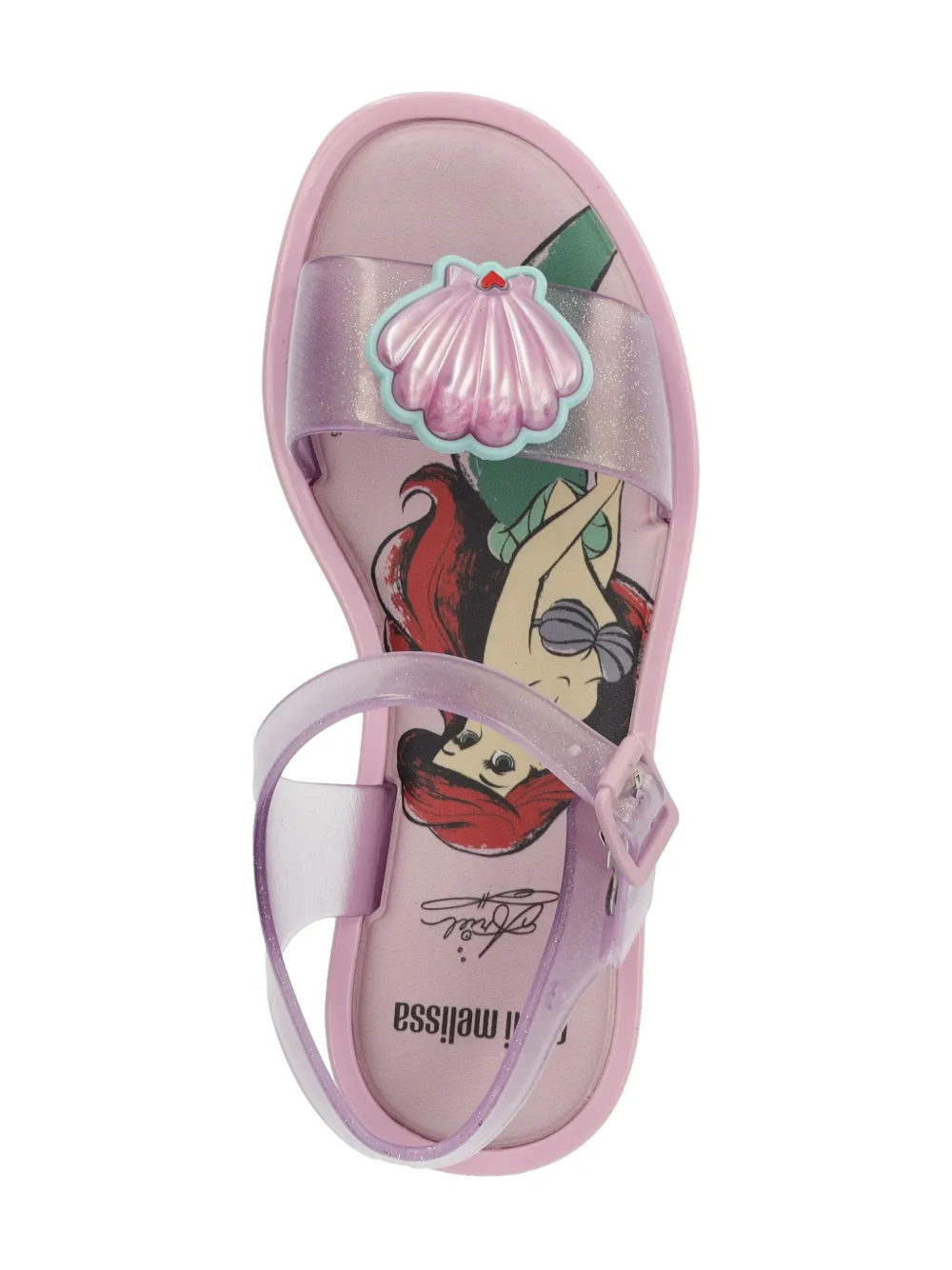 Melissa x Disney sandalen met applicatie Paars