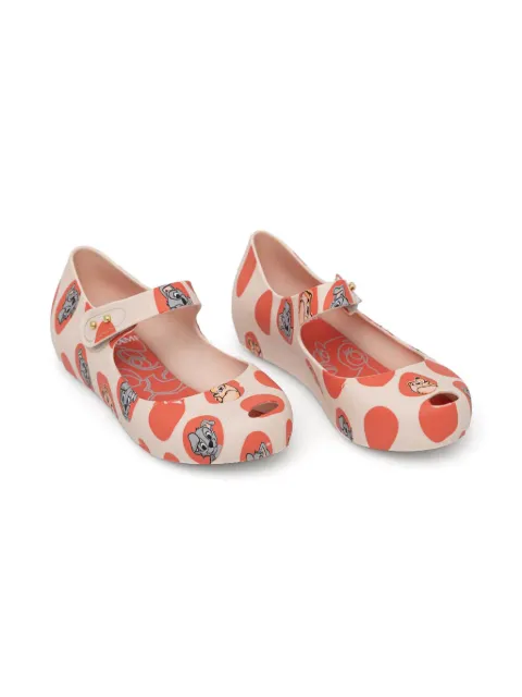 Melissa printed ballerina shoes