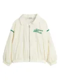 Mini Rodini logo-print bomber jacket - Neutrals