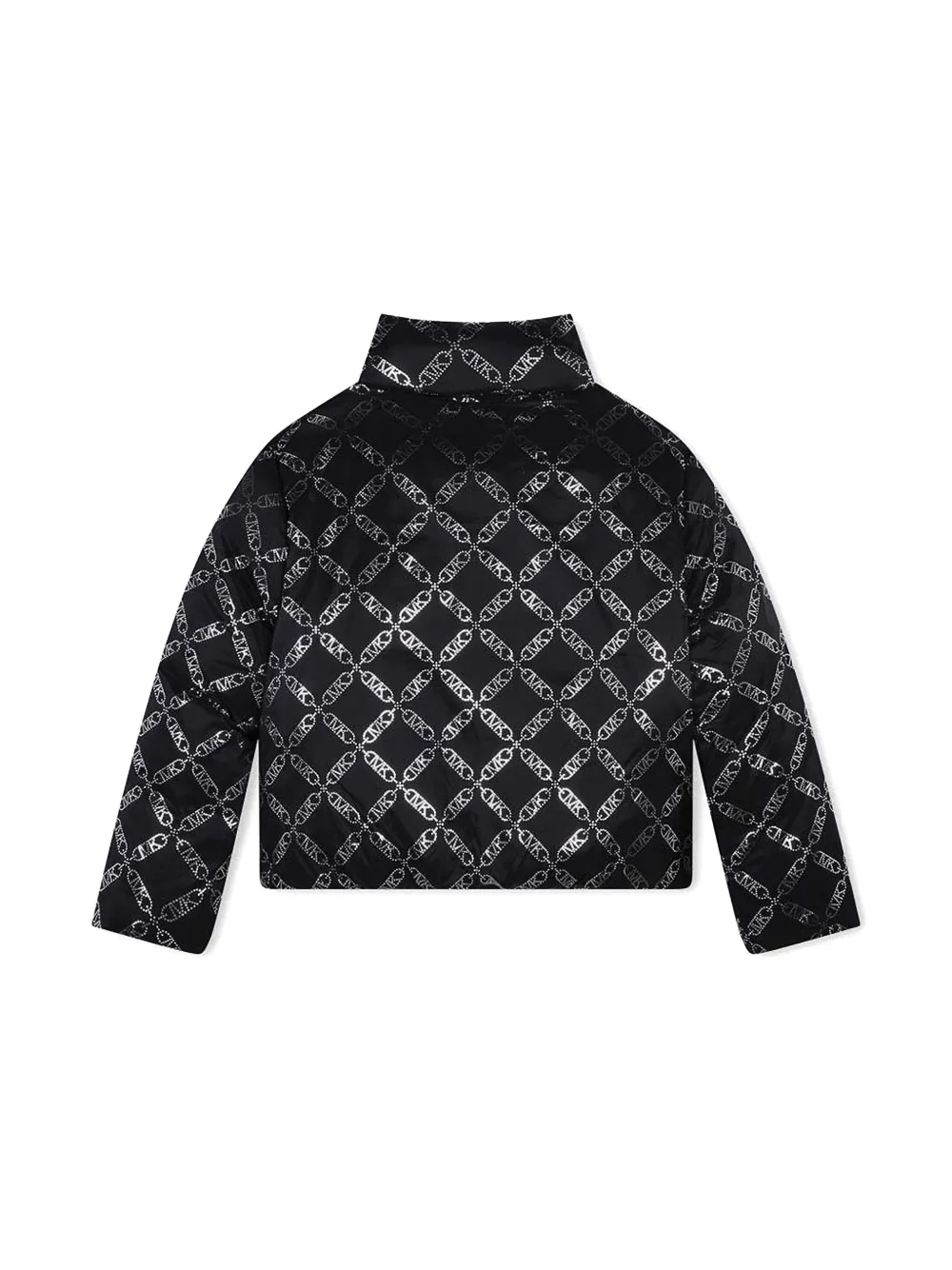 Michael Kors Chain-print Jacket In Black
