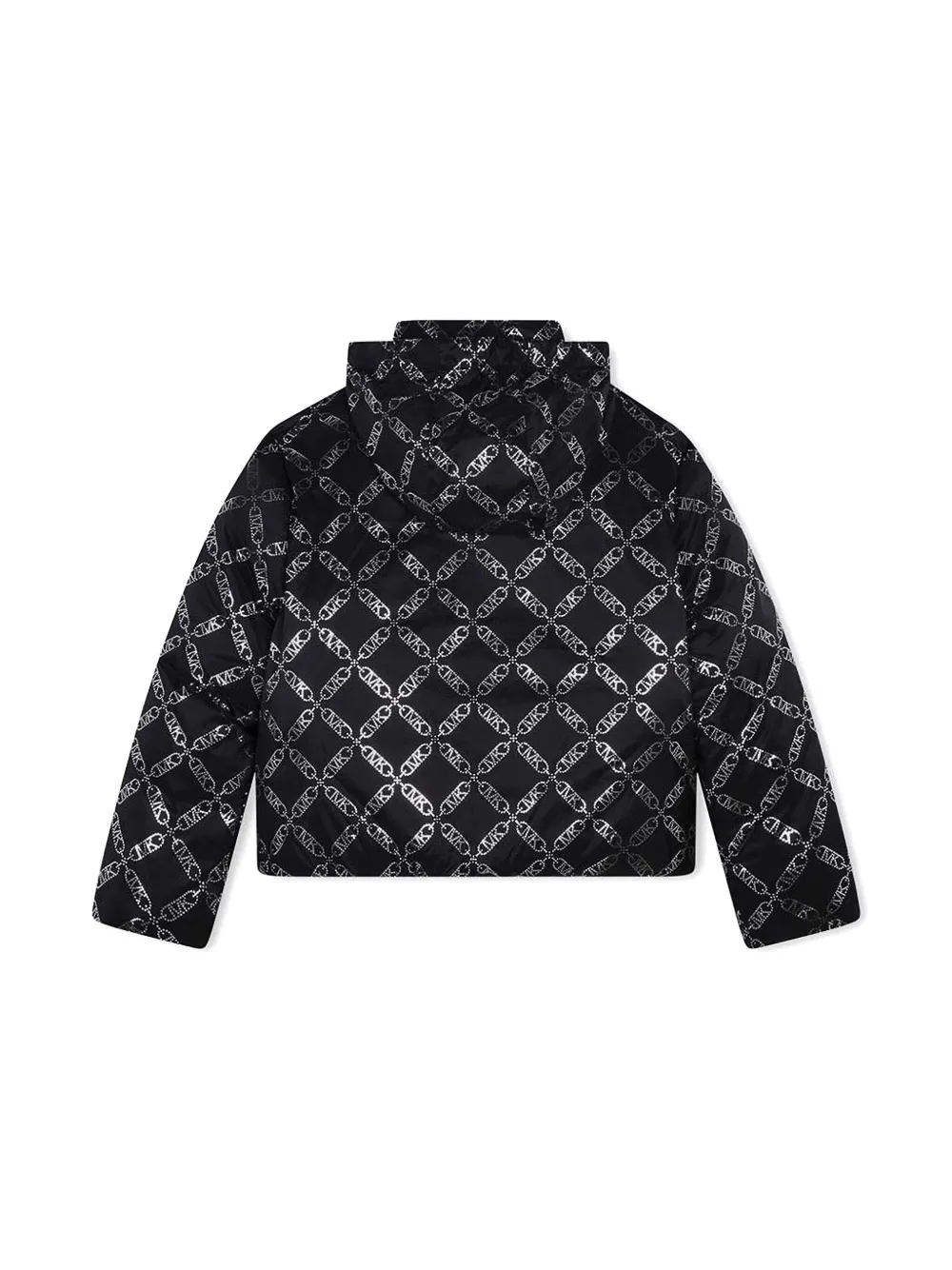 Michael Kors Chain-print Jacket In Black