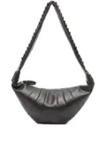LEMAIRE medium Pearls Croissant shoulder bag - Brown