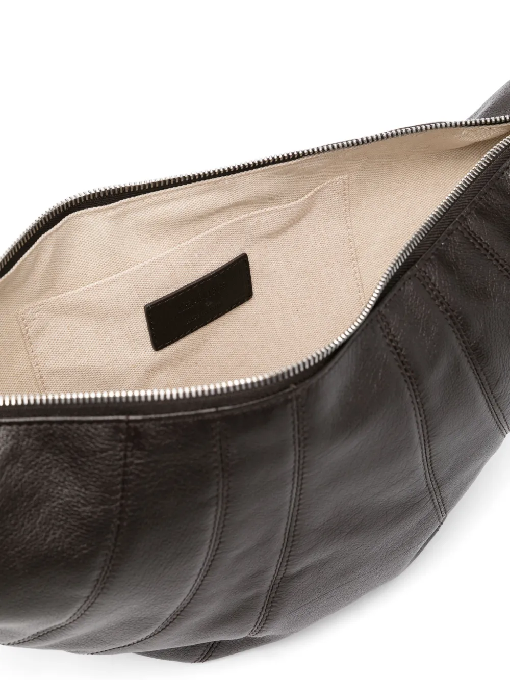 LEMAIRE Medium Pearls Croissant schoudertas Bruin