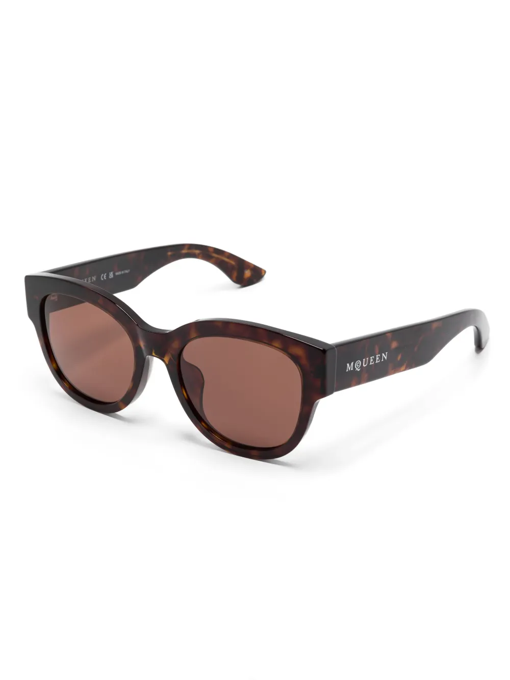 Alexander McQueen cat eye-frame sunglasses - Bruin