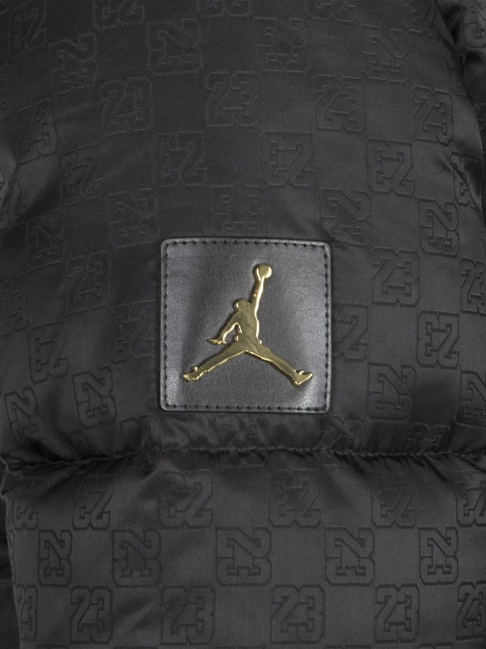 Jordan Kids Gewatteerd jack met capuchon Zwart