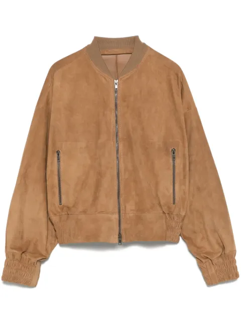 Salvatore Santoro Bomber in pelle scamosciata