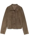 Salvatore Santoro suede cropped jacket - Brown