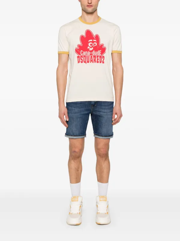 DSQUARED2 グラフィック Tシャツ | ニュートラル | FARFETCH JP