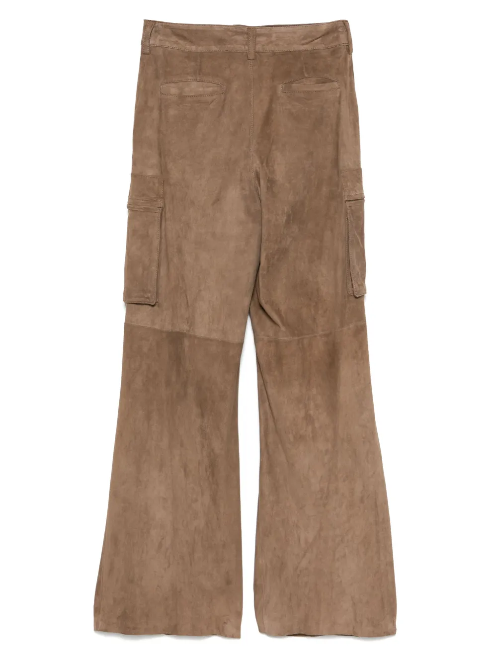 Salvatore Santoro Suède cargo broek - Bruin