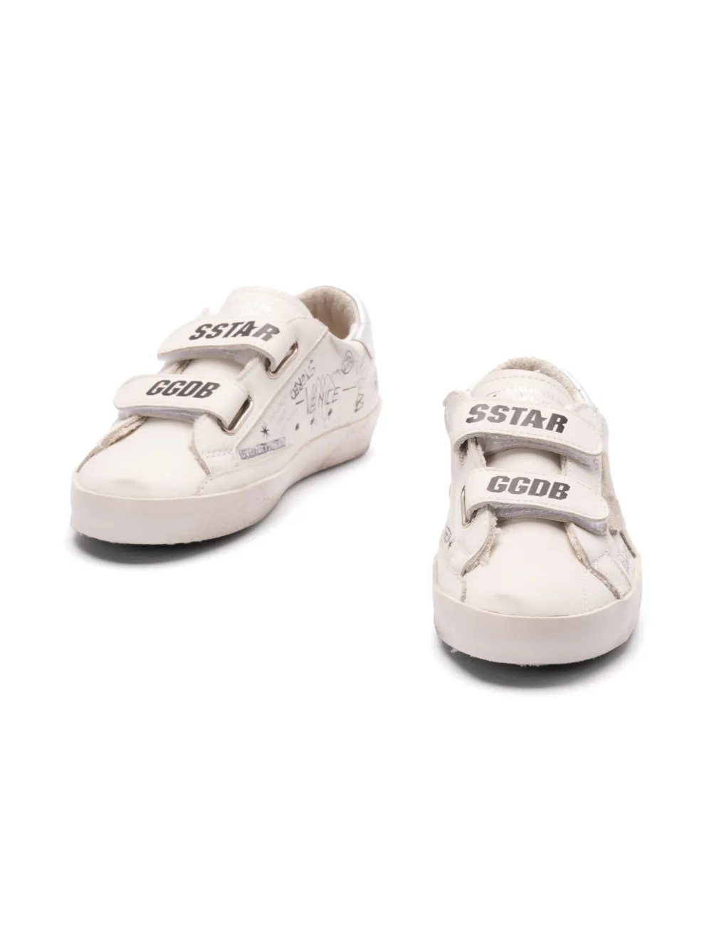 Golden Goose Kids Old School sneakers - Wit