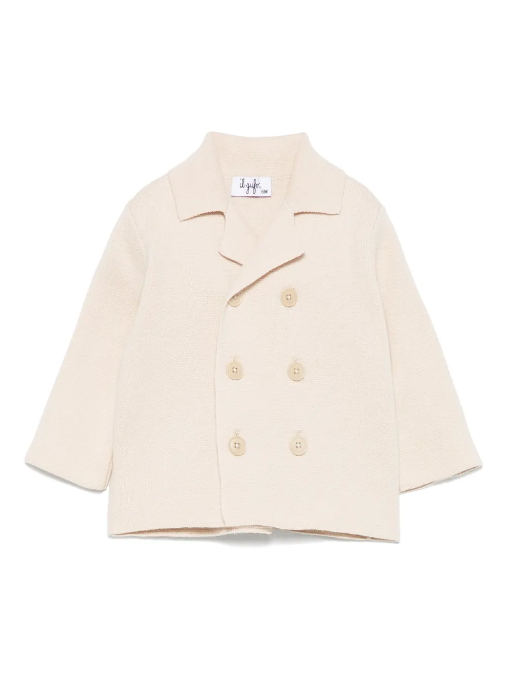 Il Gufo Katoenen vest Beige