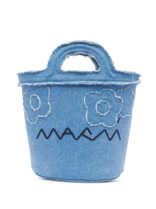 Marni sac cabas en jean - Bleu - Marni - Modalova