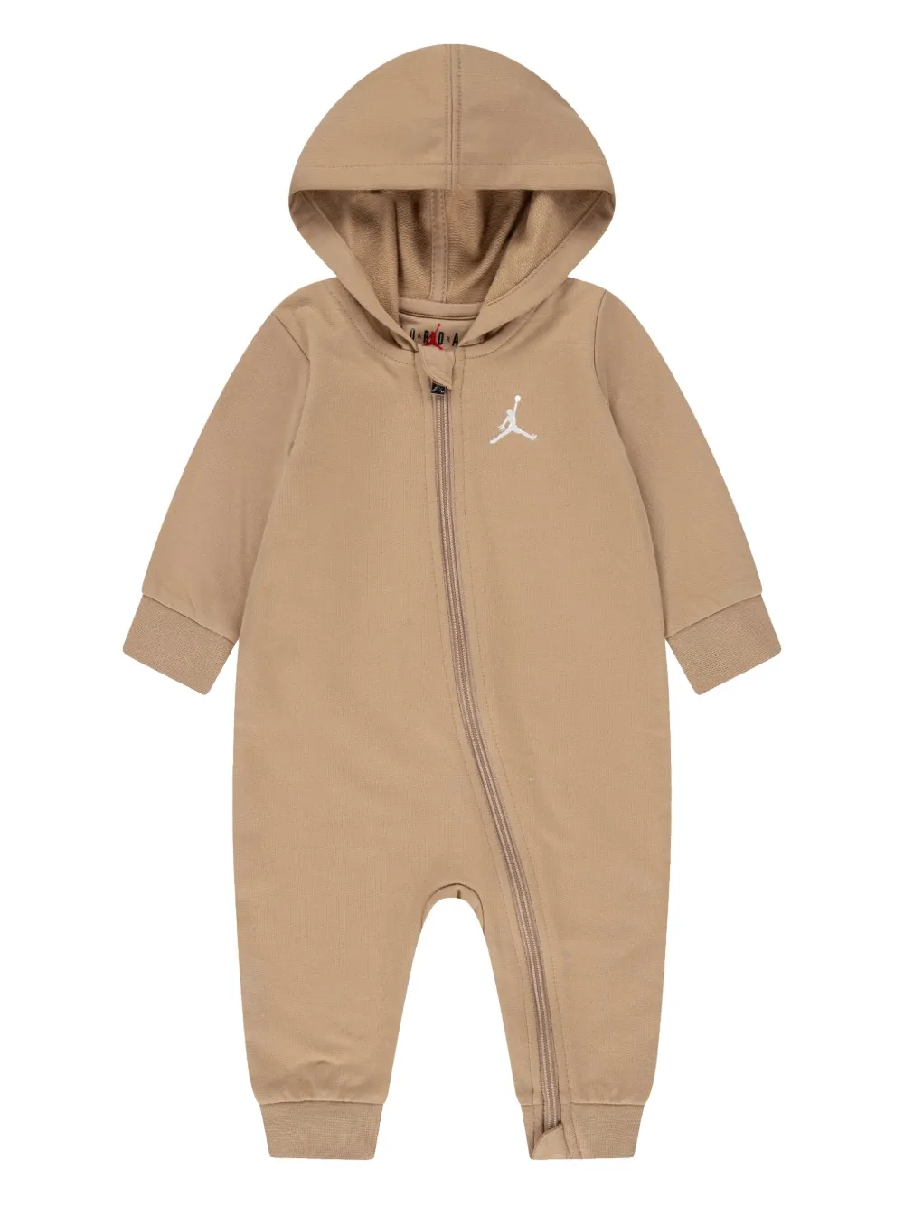 Jordan Kids Romper met geborduurd logo Beige