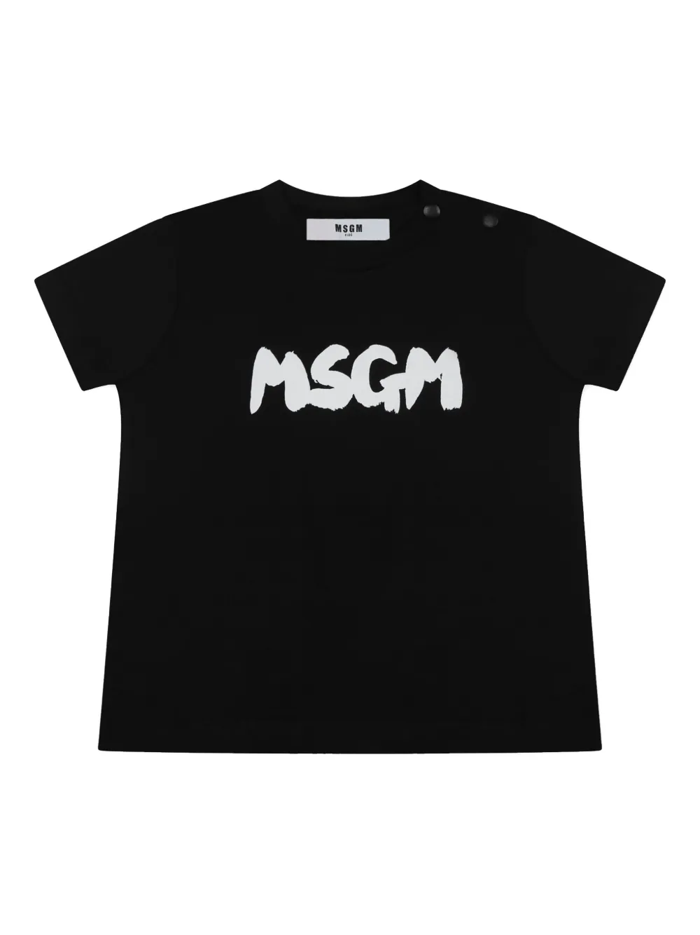 MSGM Kids playera con logo estampado | negro | Image 1