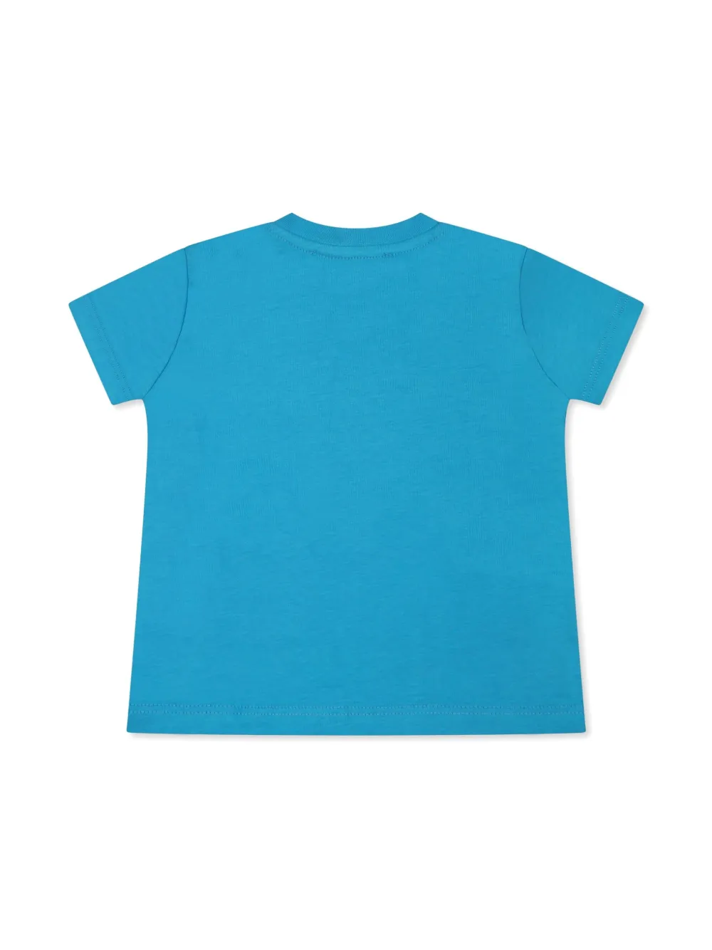 MSGM Kids logo-print T-shirt - Blauw