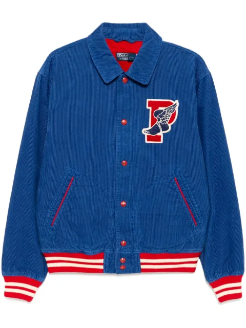Polo Ralph Lauren جاكيت مخملي مضلع