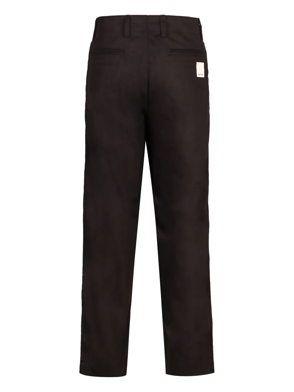 Emporio Armani straight-leg trousers - Zwart