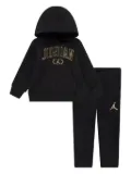 Jordan Kids logo-embroidered tracksuit set - Black