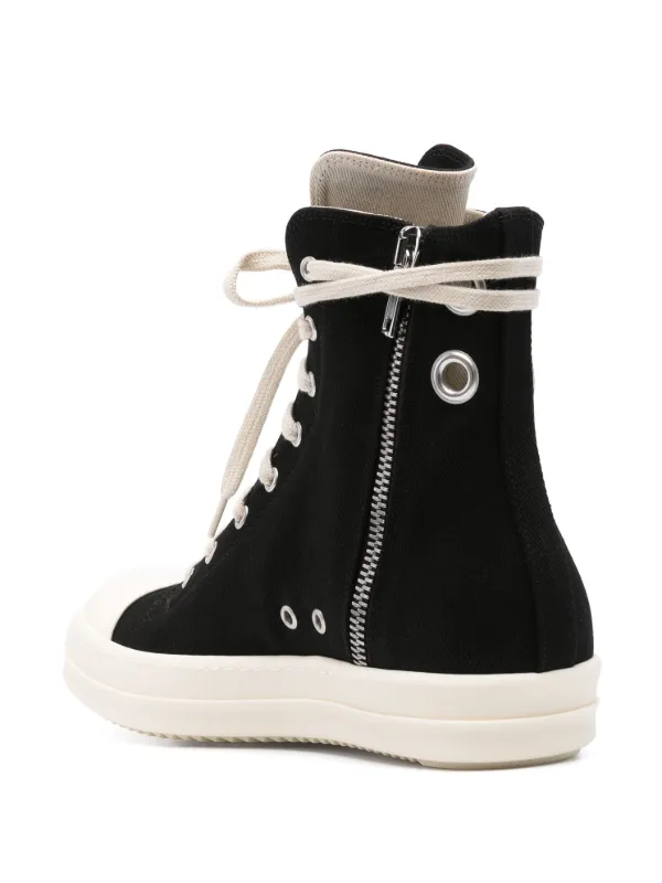 Rick Owens DRKSHDW アイレット ハイカット スニーカー | ブラック