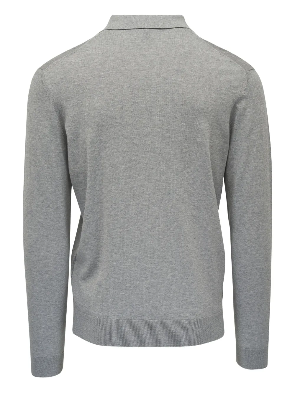 Peter Millar Poloshirt met lange mouwen Grijs
