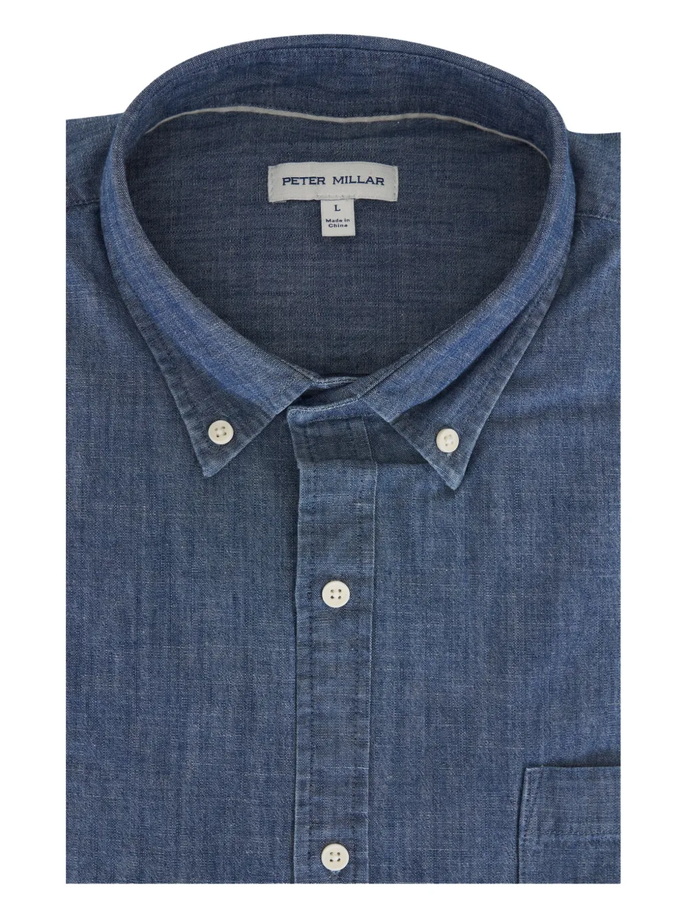 Peter Millar button-down chambray shirt | Blue | Image 1
