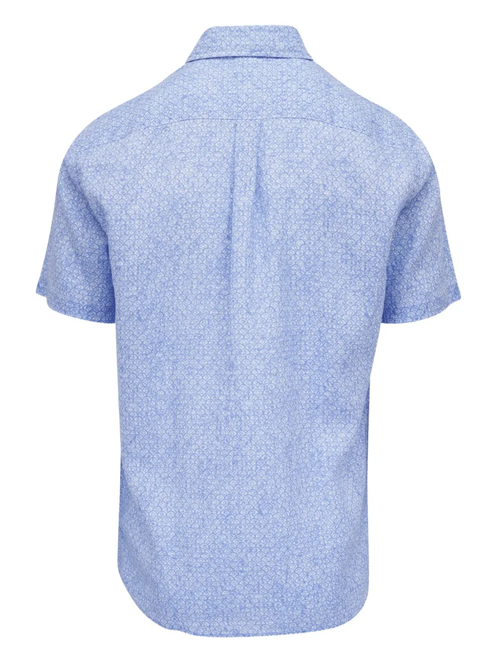 Peter Millar Overhemd met geometrische print Blauw