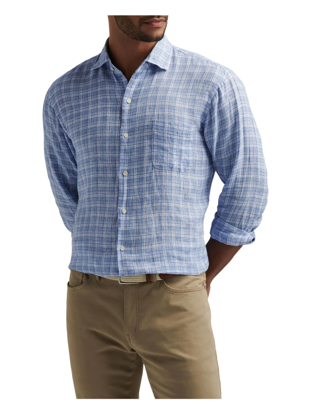 Peter Millar checked button-up shirt | Image 2