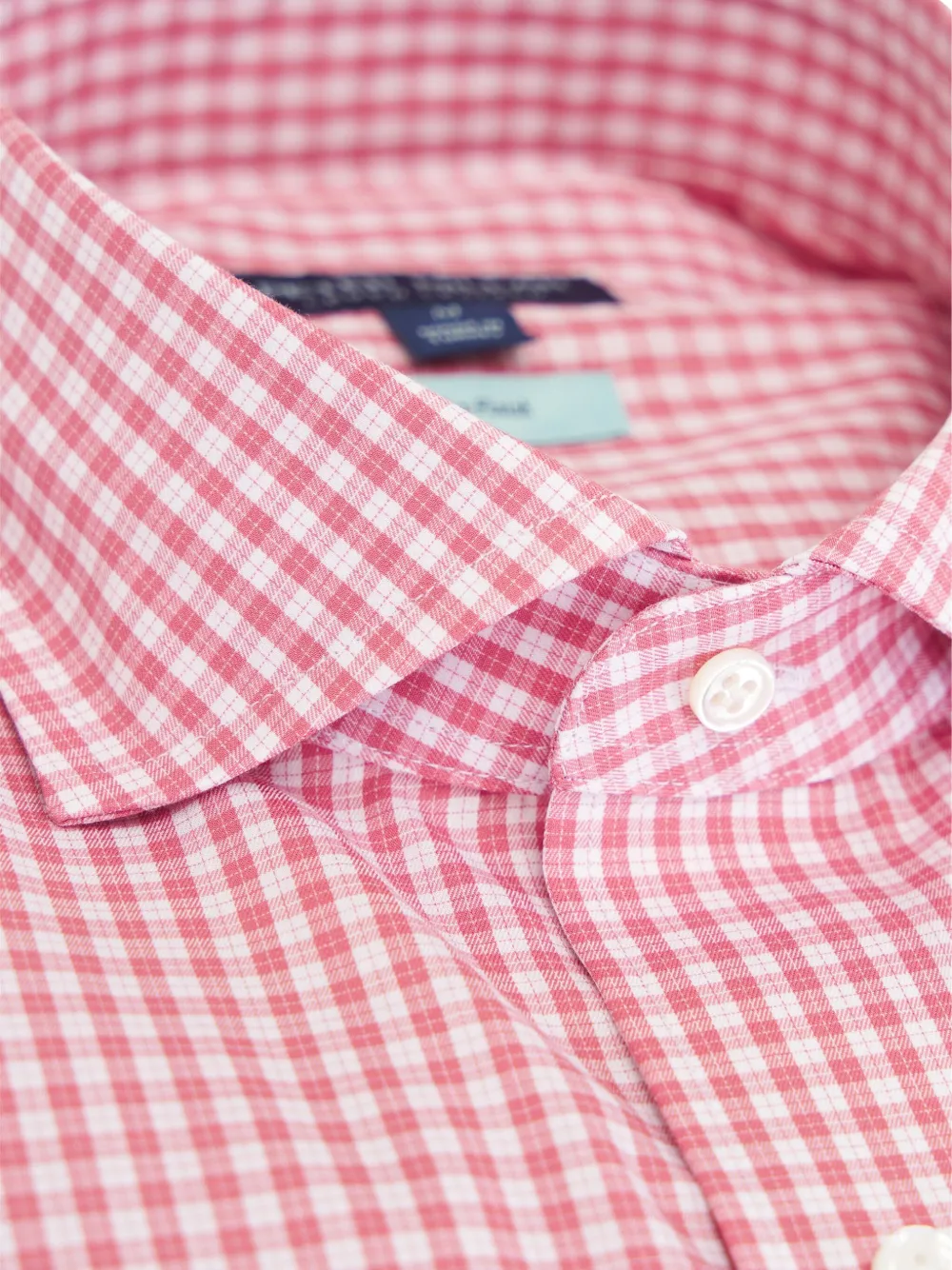 Peter Millar Button-up overhemd met gingham ruit Roze