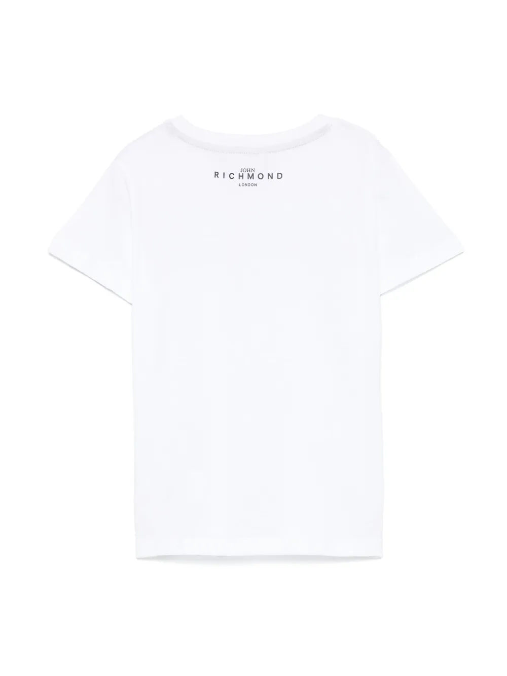 John Richmond Junior T-shirt met logoprint Wit
