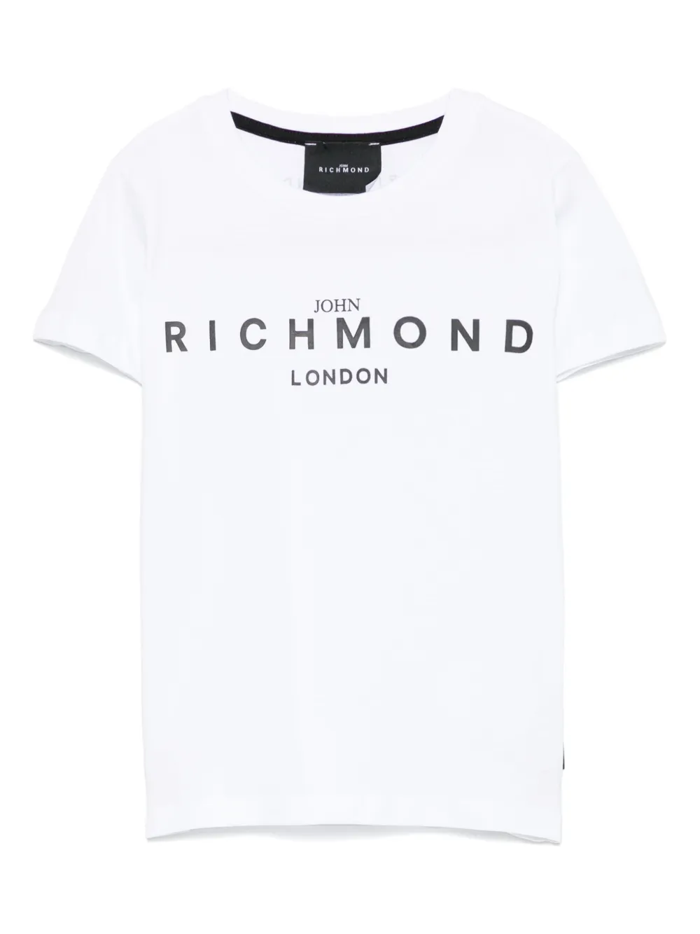 John Richmond Junior T-shirt met logoprint Wit