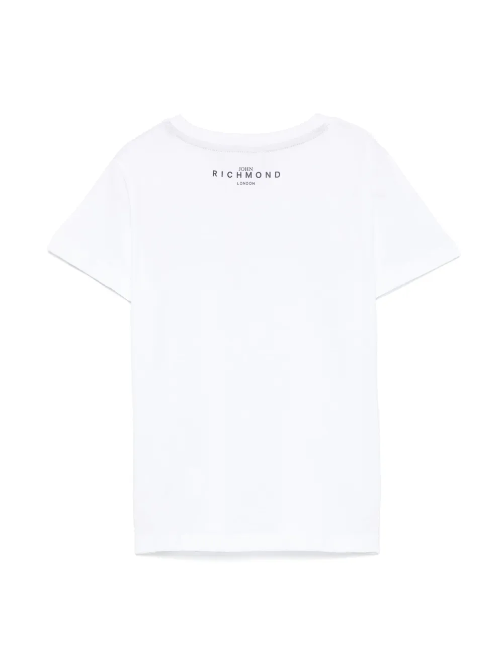 John Richmond Junior T-shirt met logoprint - Wit