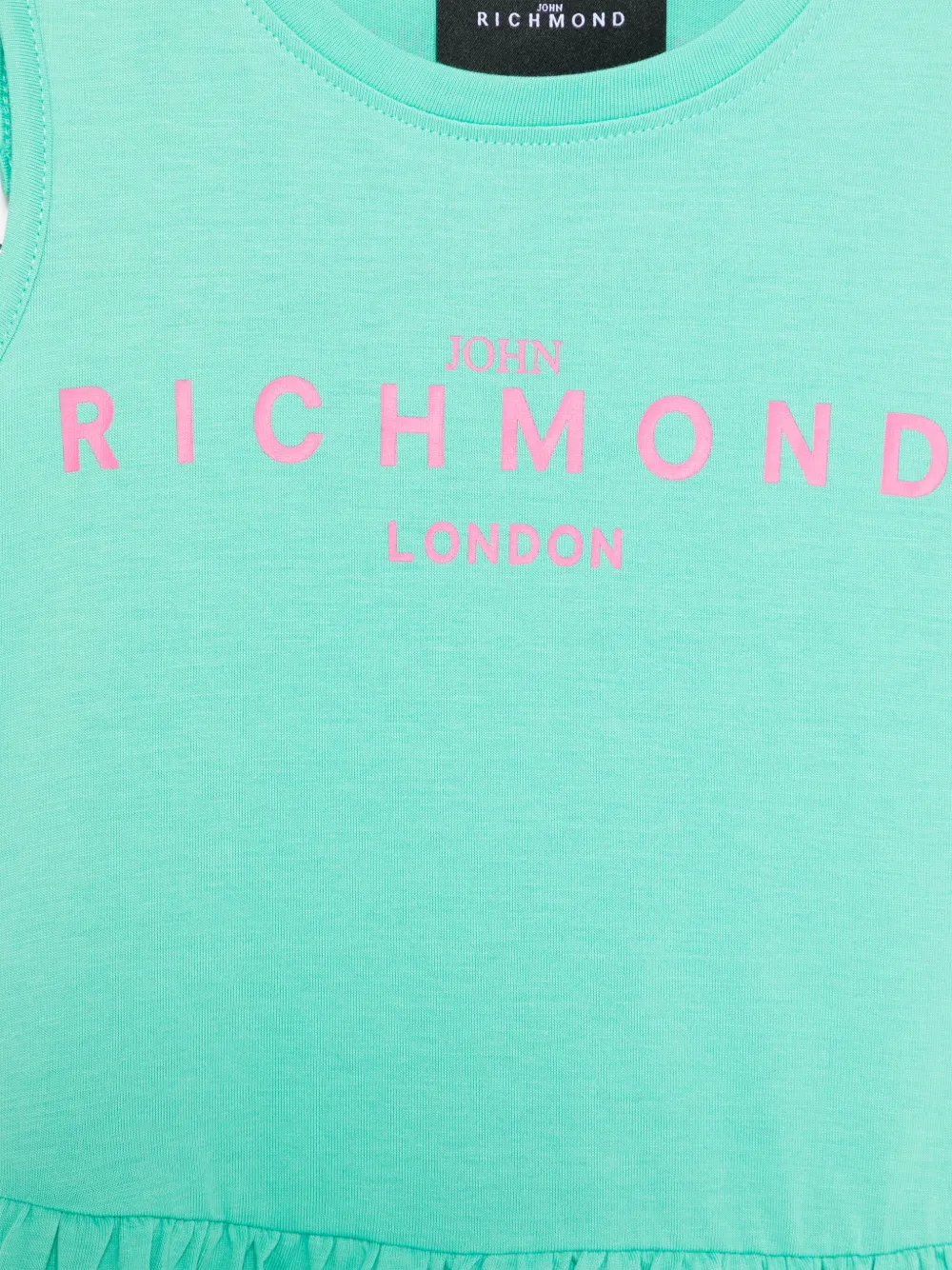 JOHN RICHMOND JUNIOR LOGO-PRINT DRESS 