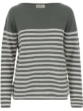 Bruno Manetti striped cashmere sweater - Green