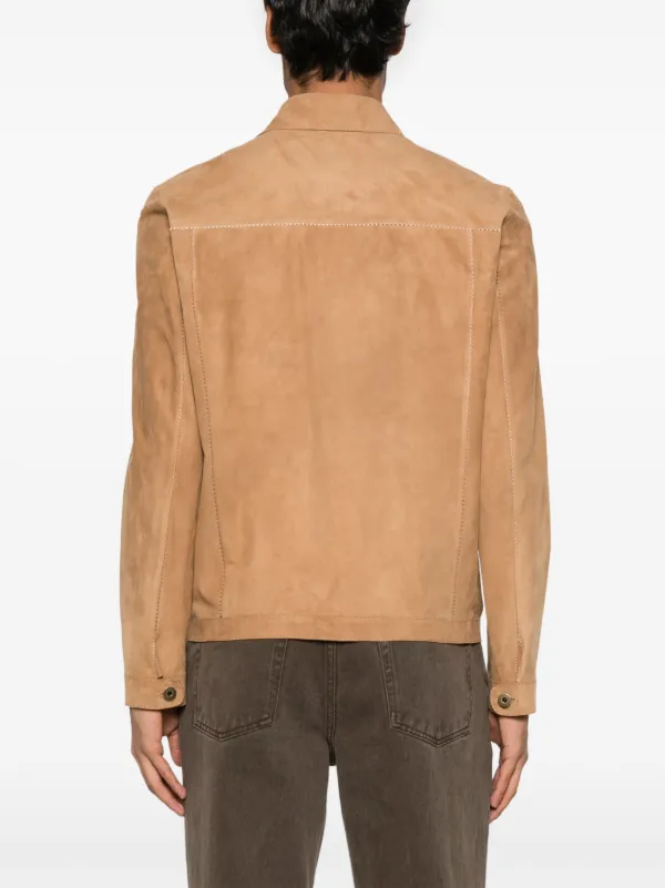 ジャケット Salvatore Santoro SS25 Jackets (48010 D DNO BEIGE) Buy Salvatore Santoro women beige suede shirt jacket for