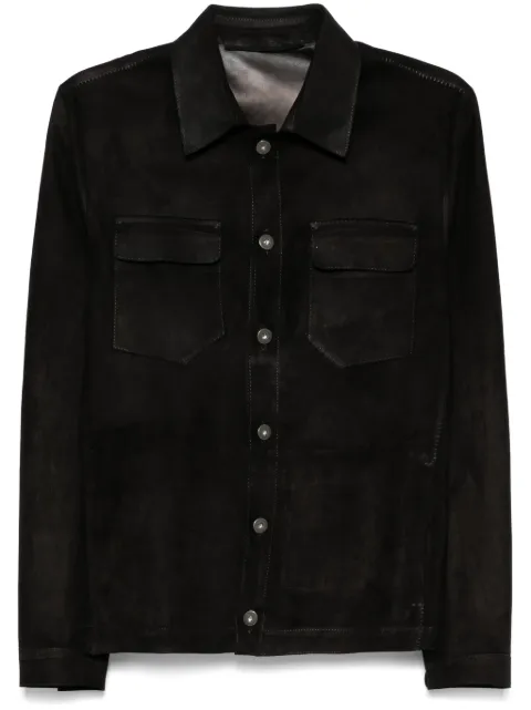 Salvatore Santoro suede shirt jacket