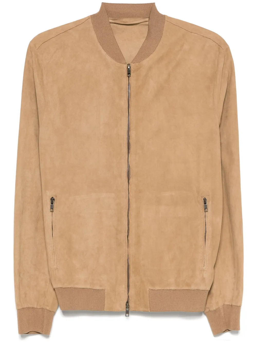 suede bomber jacket