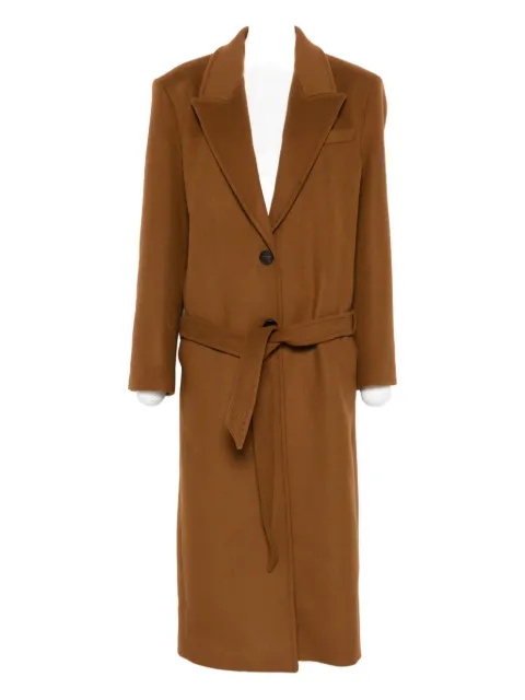 The Attico single-breasted belted coat