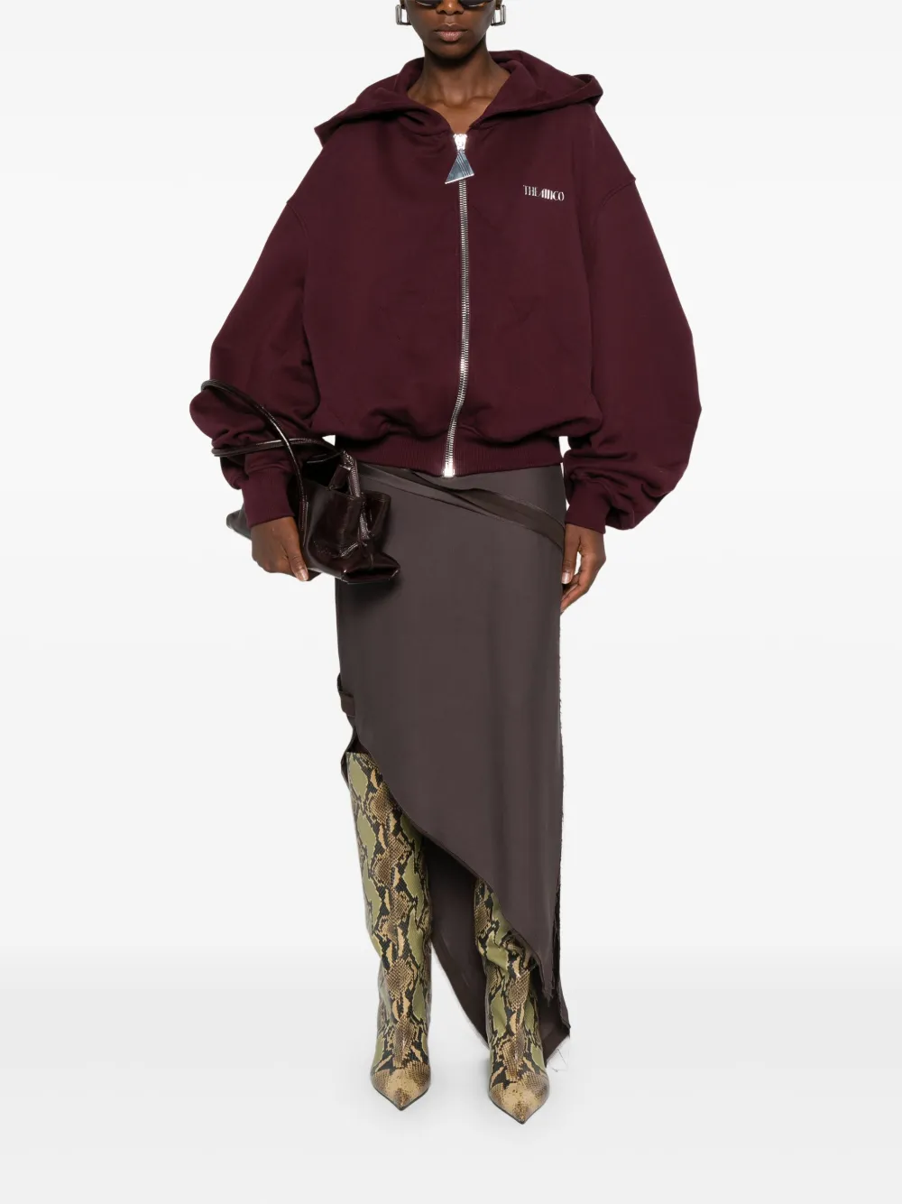 The Attico zip-up hoodie | Hoodies | Image 2