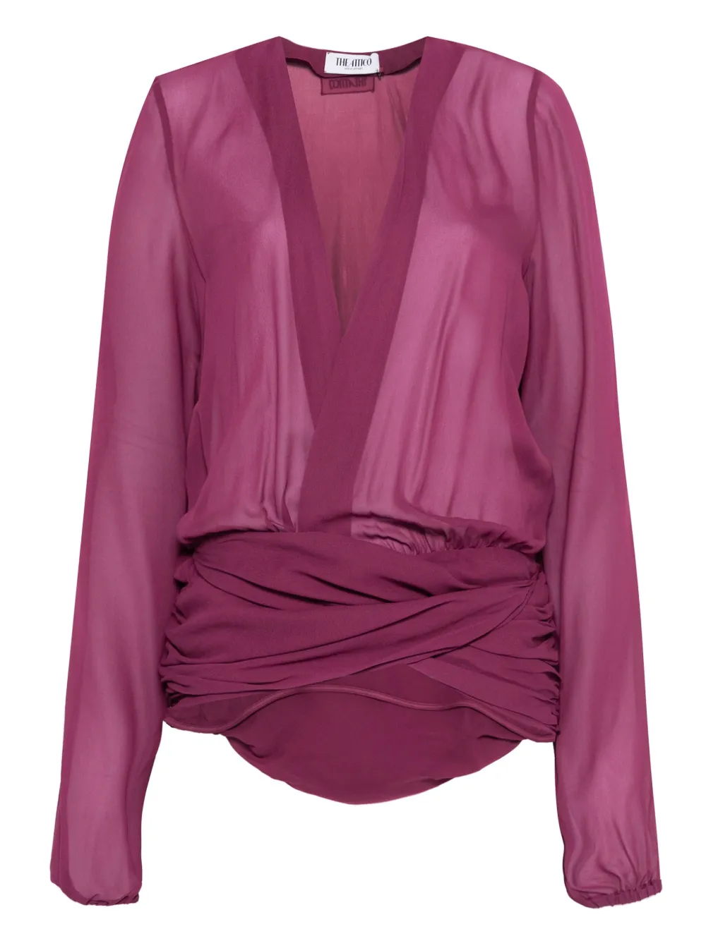 The Attico V-neck blouse | Purple | Image 1